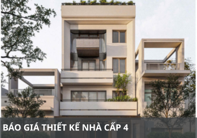 Báo giá thiết kế kiến trúc nhà cấp 4